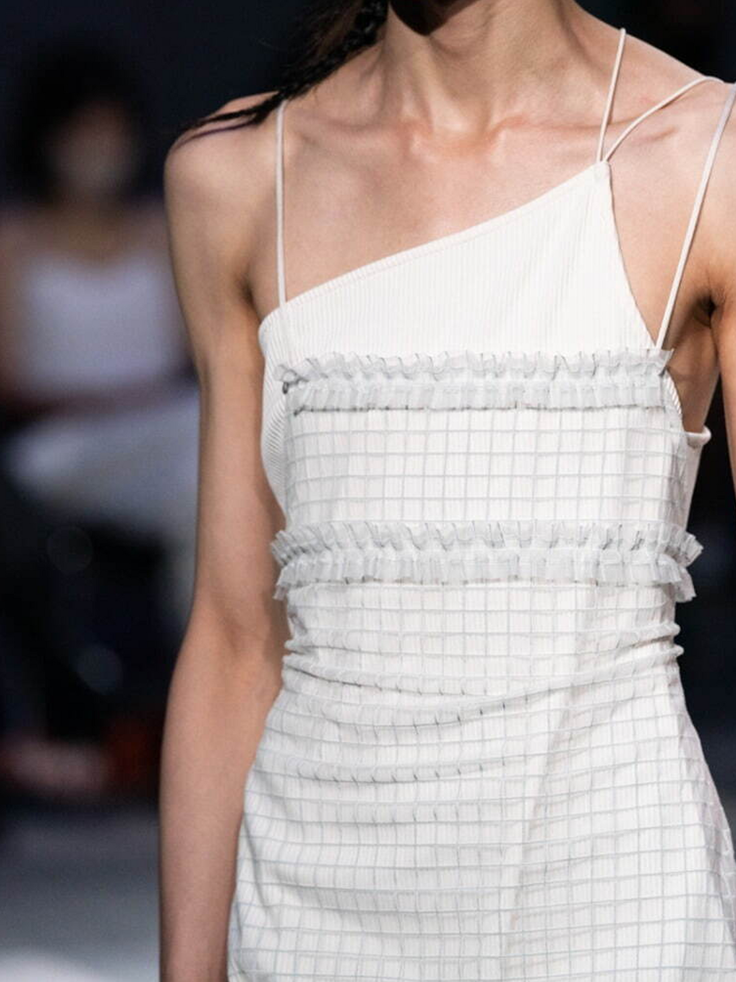 CHECKERED CAMISOLE DRESS
