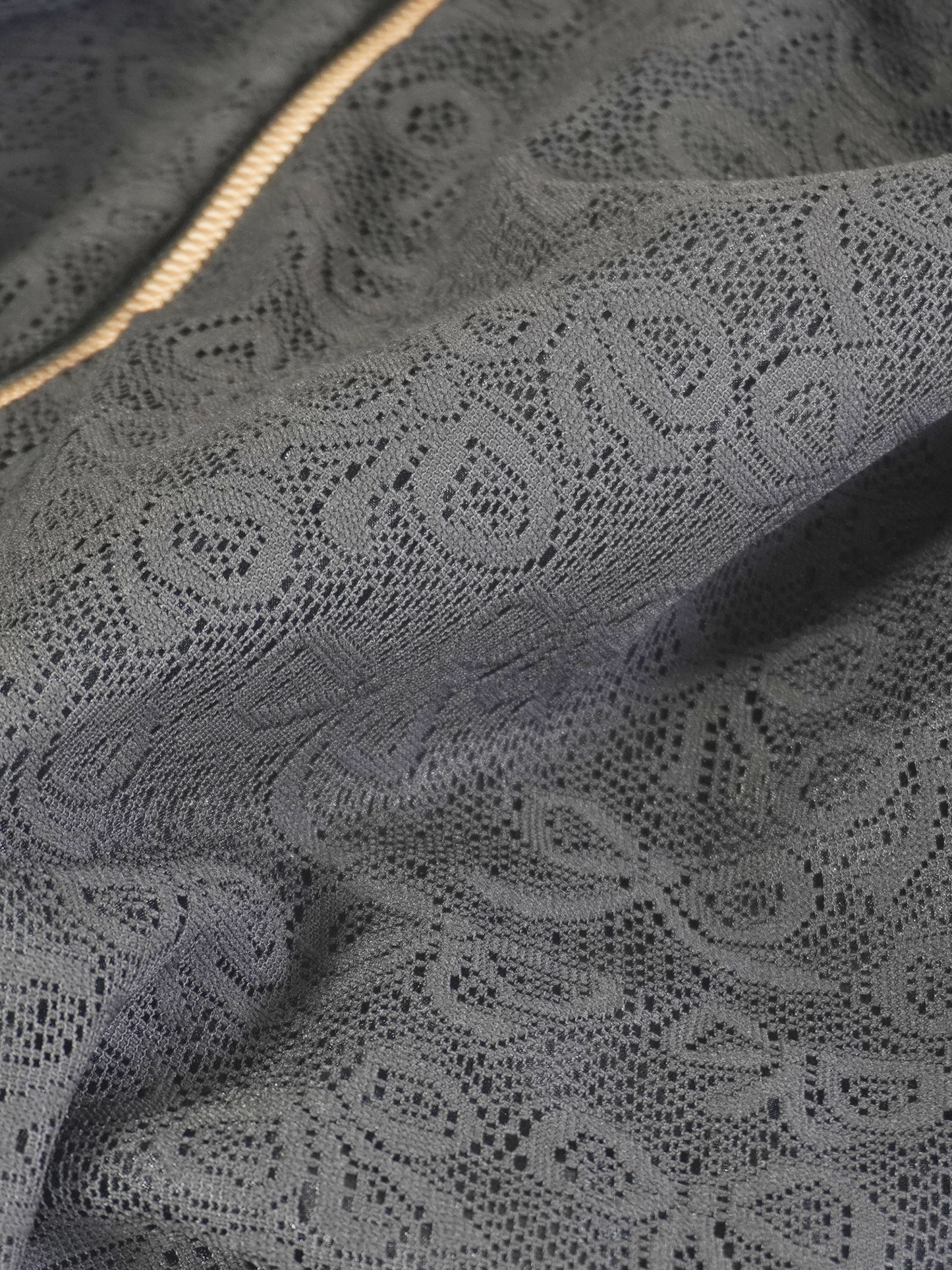 BOW PATTERN LACE A-LINE BLOUSON