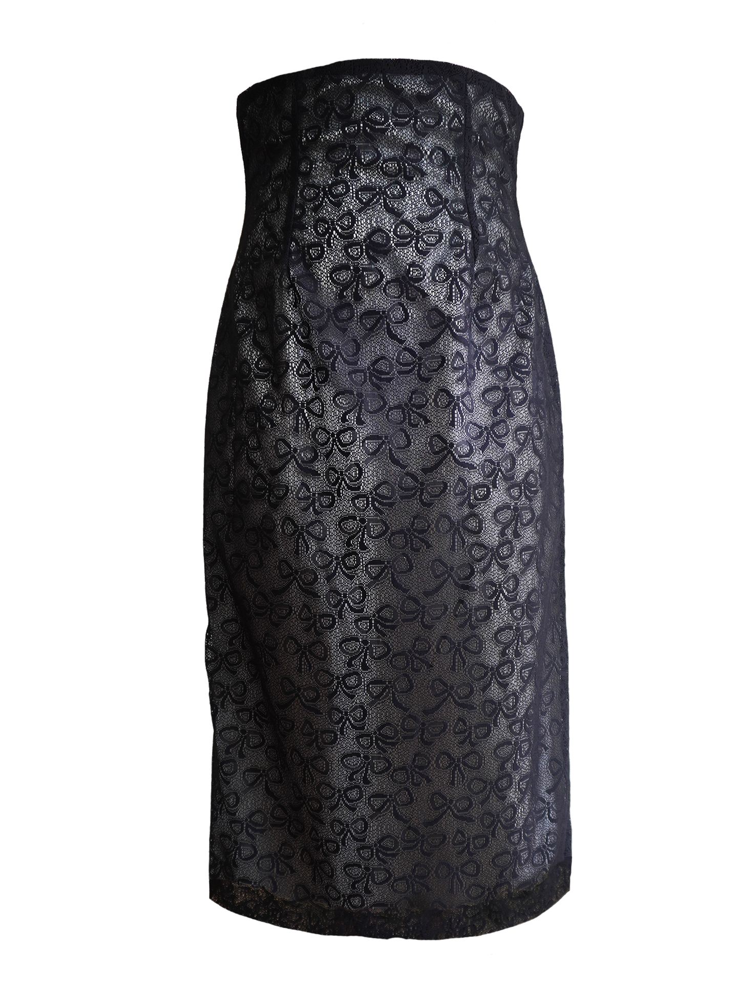 RIBBONPATTERN LACE HIGH-WAIST SKIRT