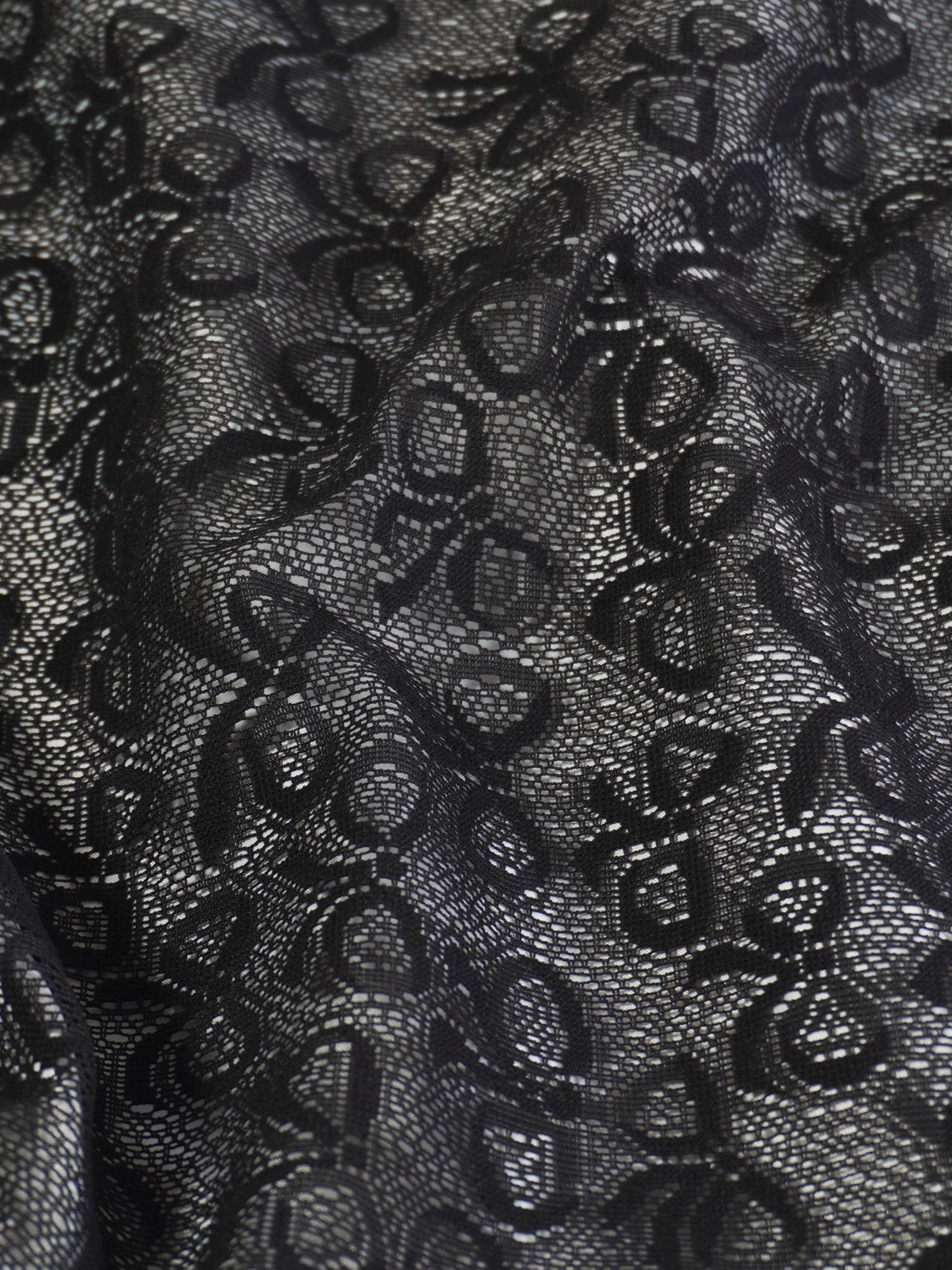RIBBONPATTERN LACE HIGH-WAIST SKIRT