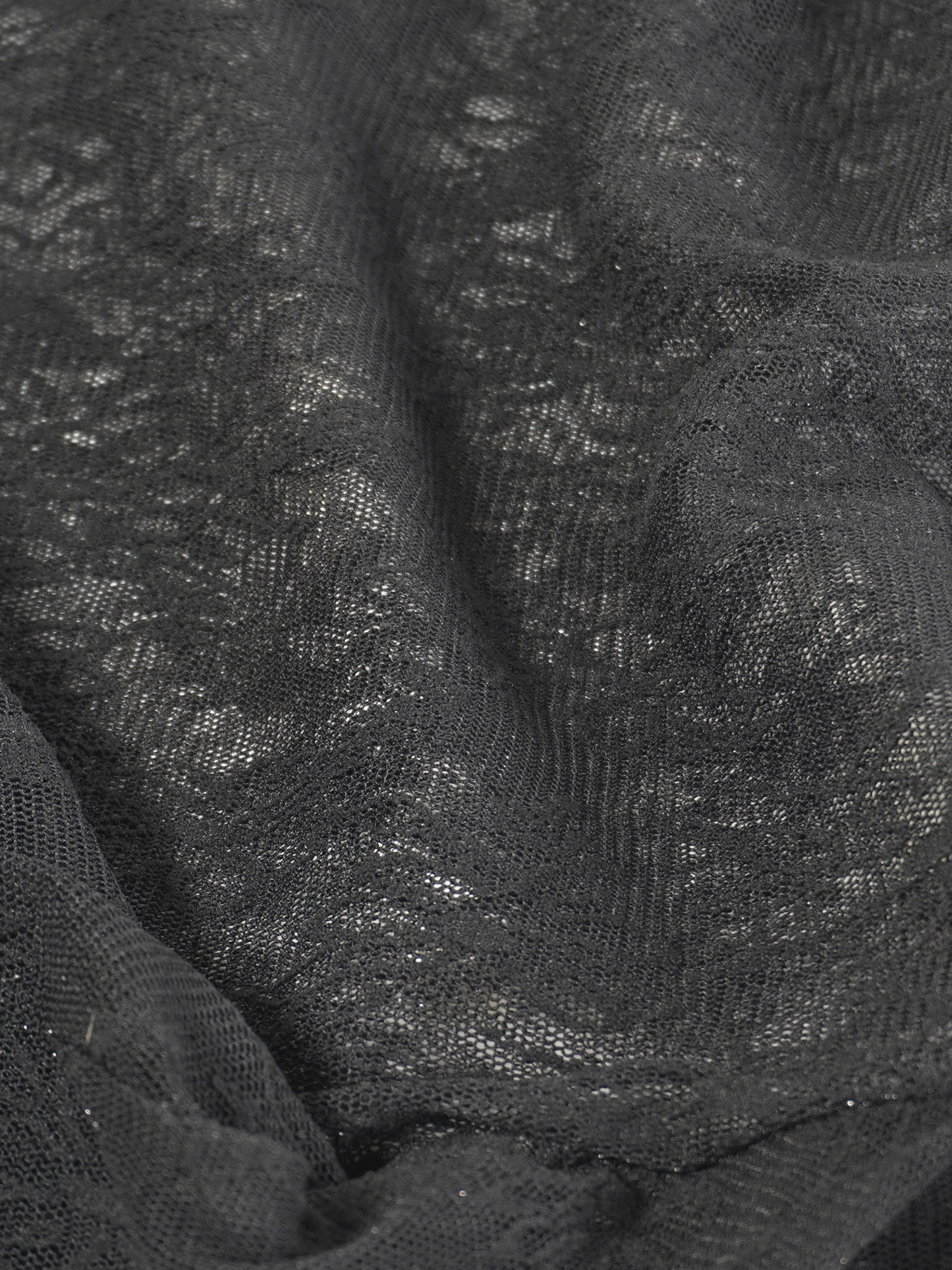 RIBBON PATTERN LACE OVER SIZE T-SHIRT
