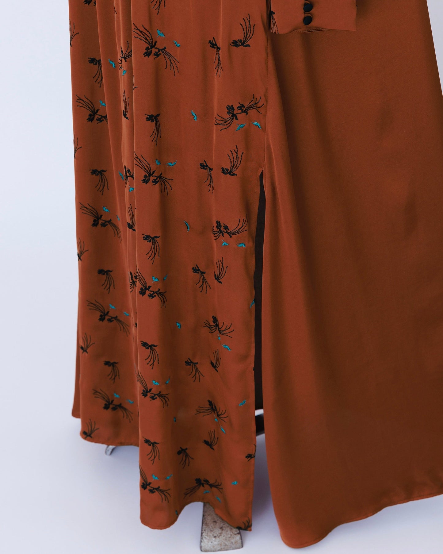 yeux de chat satin/one-piece brown(× wine)