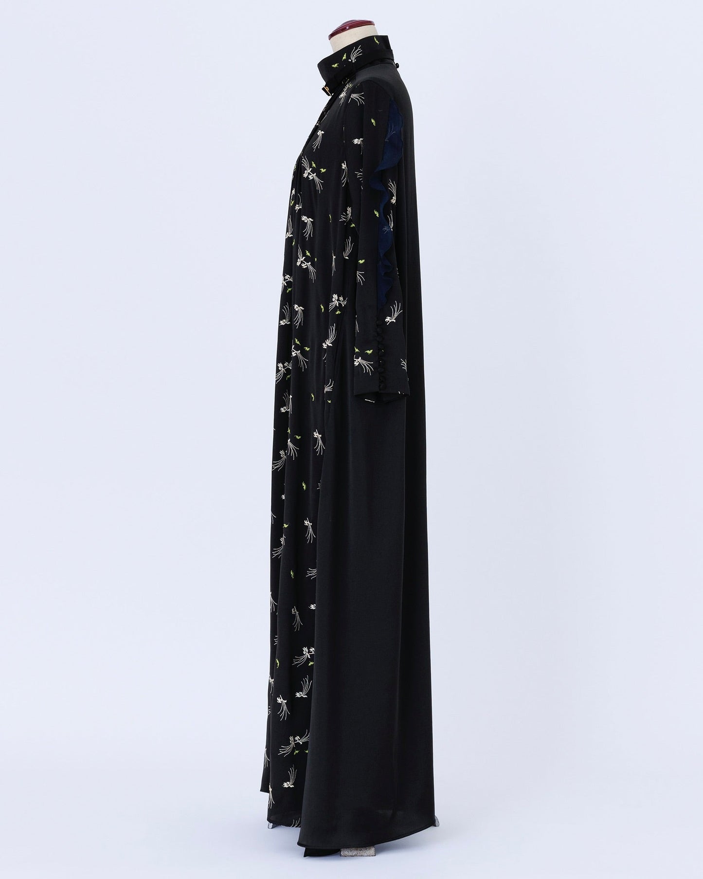 yeux de chat satin/one-piece black(× navy)
