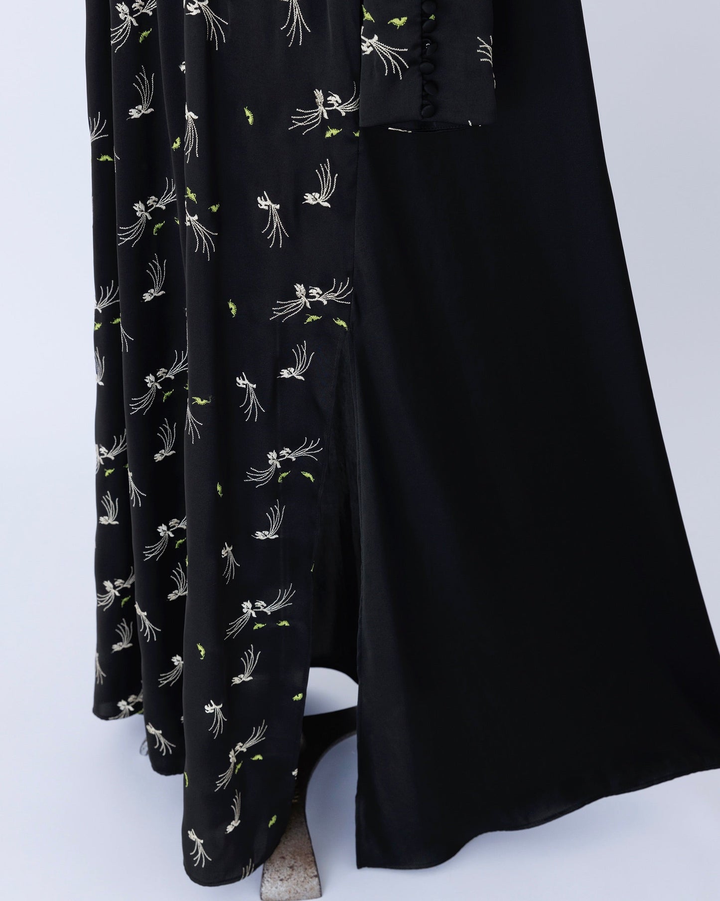 yeux de chat satin/one-piece black(× navy)