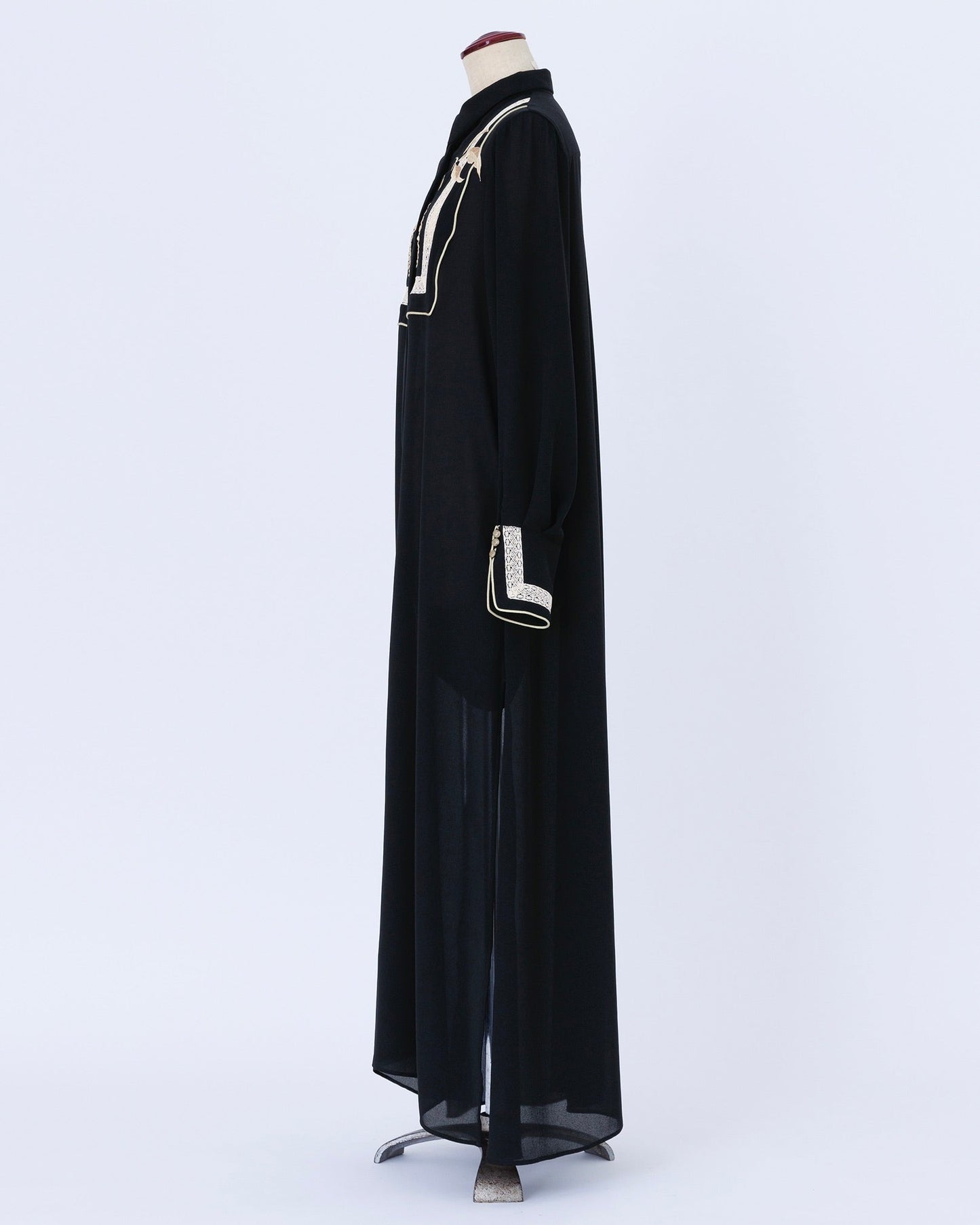 ink berry georgette/one-piece black