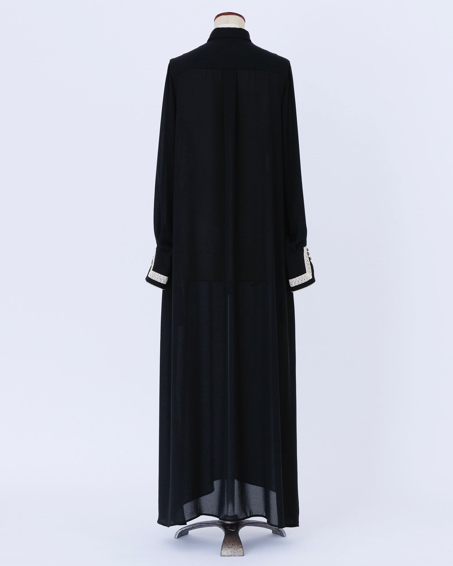 ink berry georgette/one-piece black