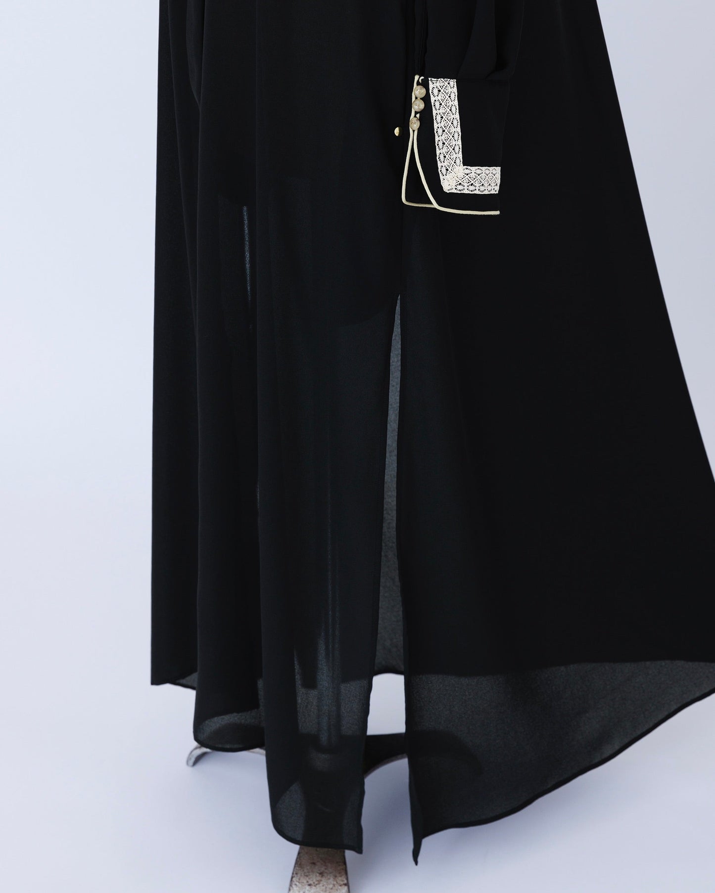ink berry georgette/one-piece black