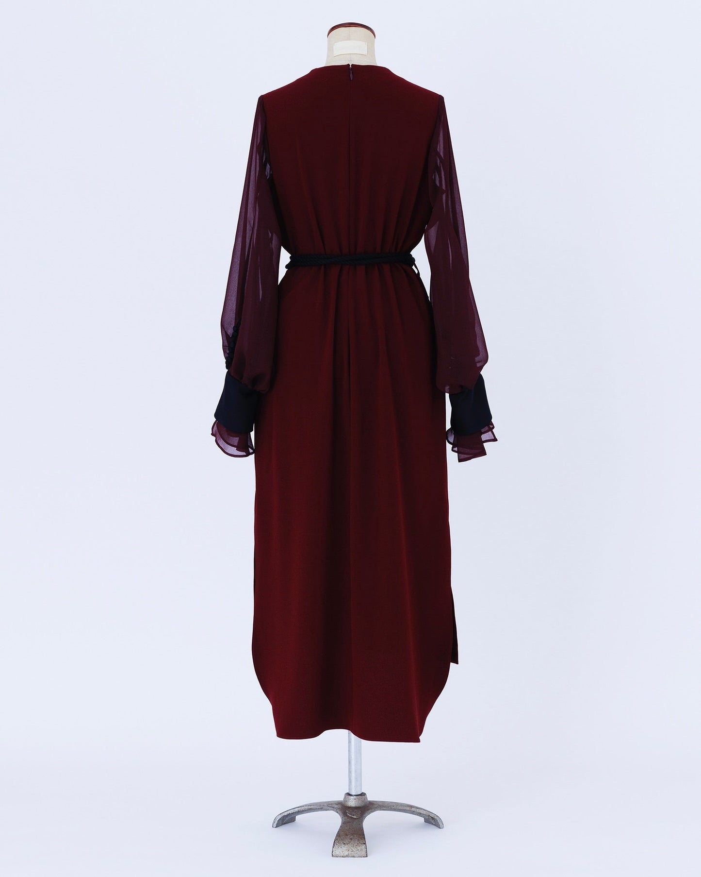 ink berry back satin/one-piece wine