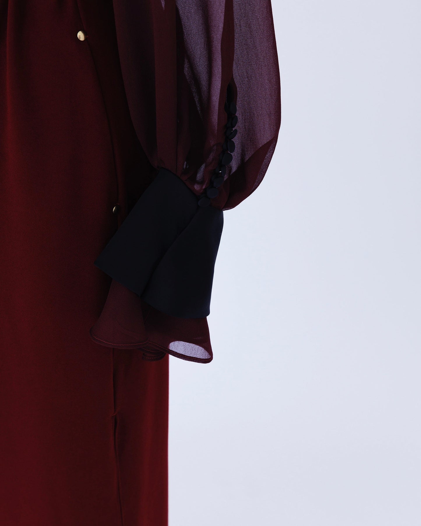 ink berry back satin/one-piece wine
