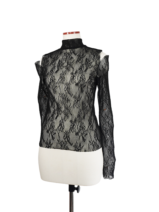 STRETCH LACE TOP