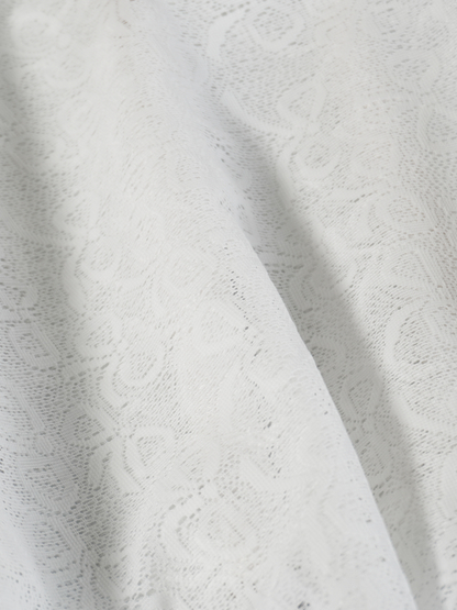 RIBBONPATTERN LACE HIGH-WAIST SKIRT