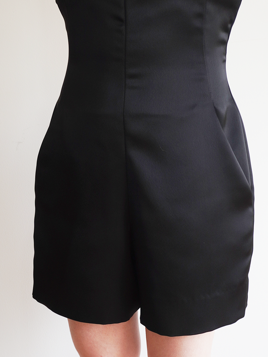 DOUBLE SATIN HALF PANTS