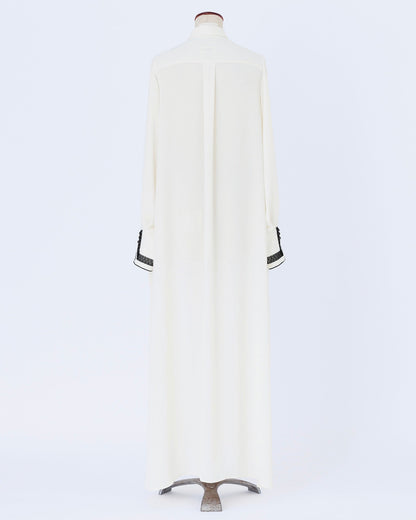 ink berry georgette／one-piece white