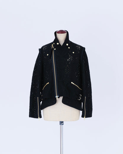 lace／jacket black