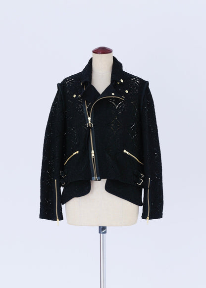 lace／jacket black