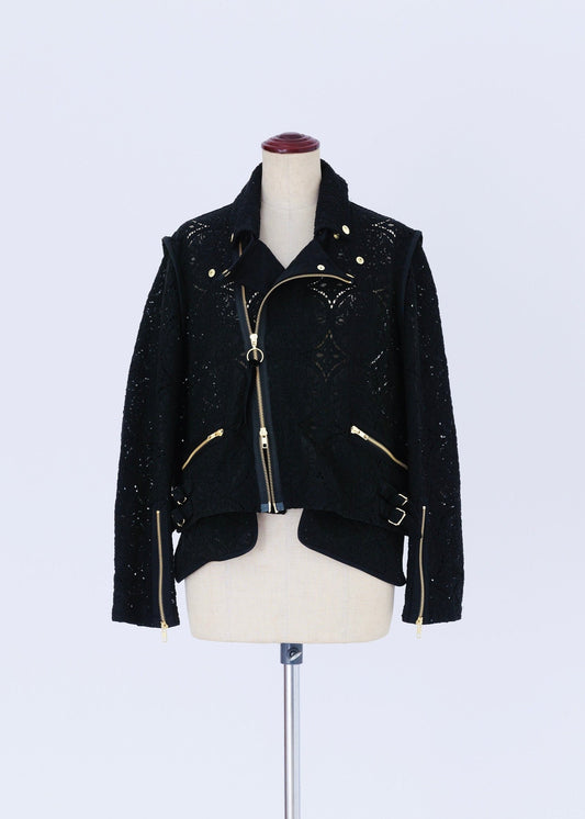 lace／jacket black