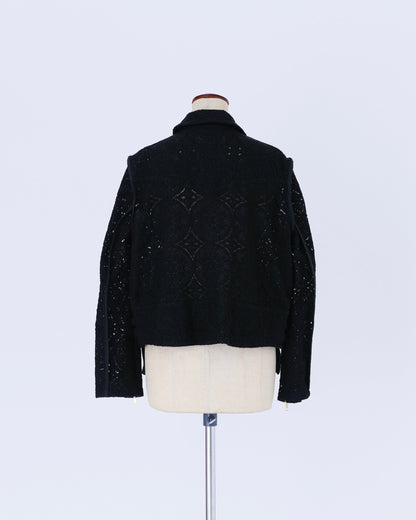 lace／jacket black