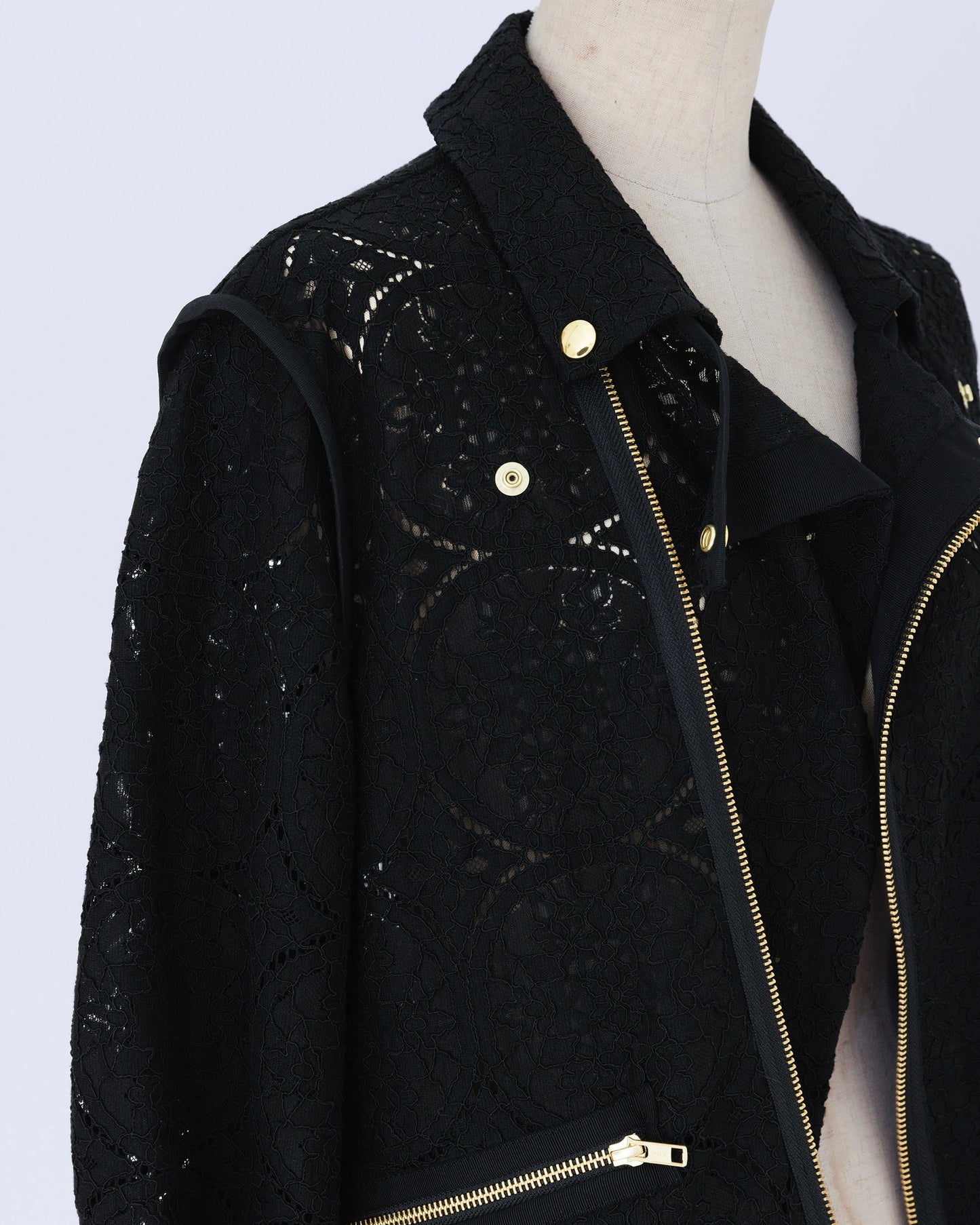lace／jacket black