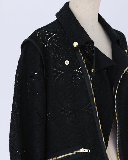lace／jacket black